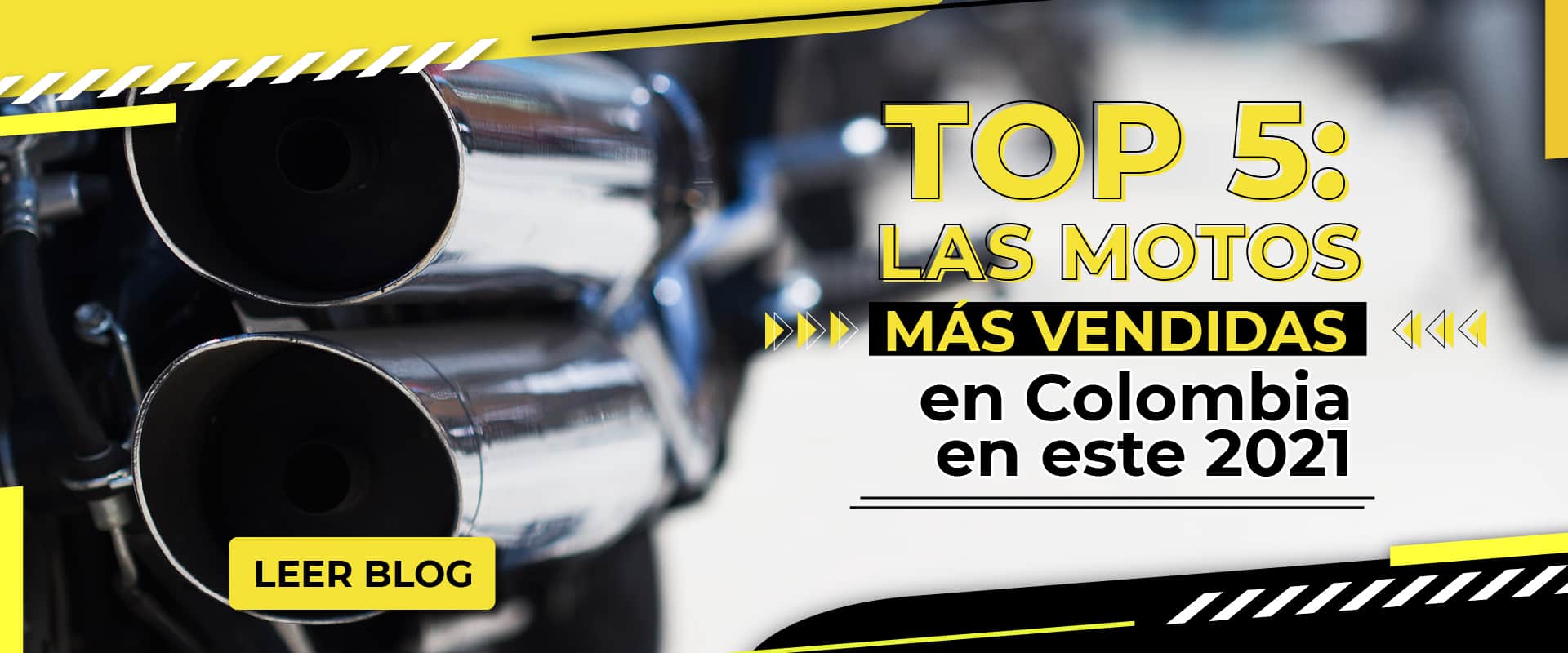 Top 5 de las motos más vendidas en Colombia en este 2021