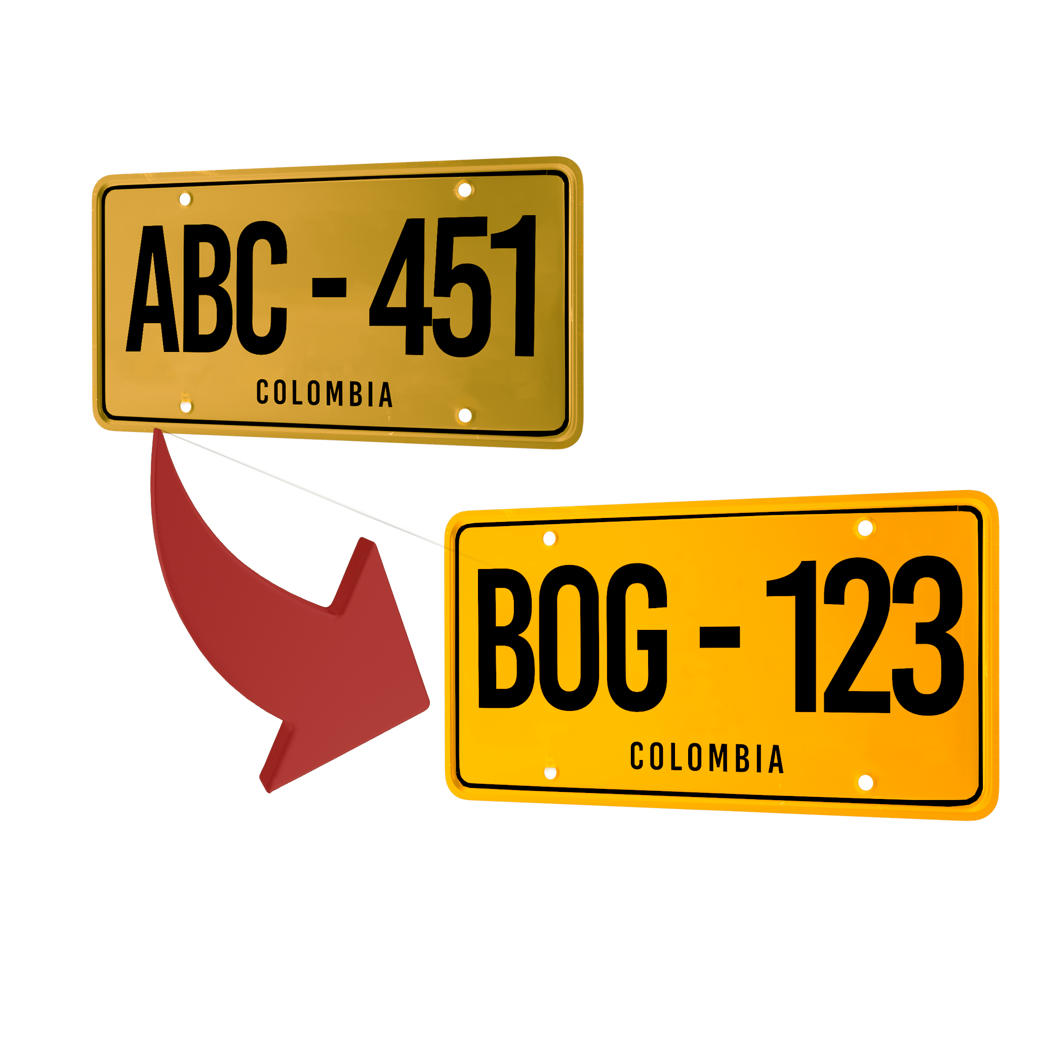 cambio de placas