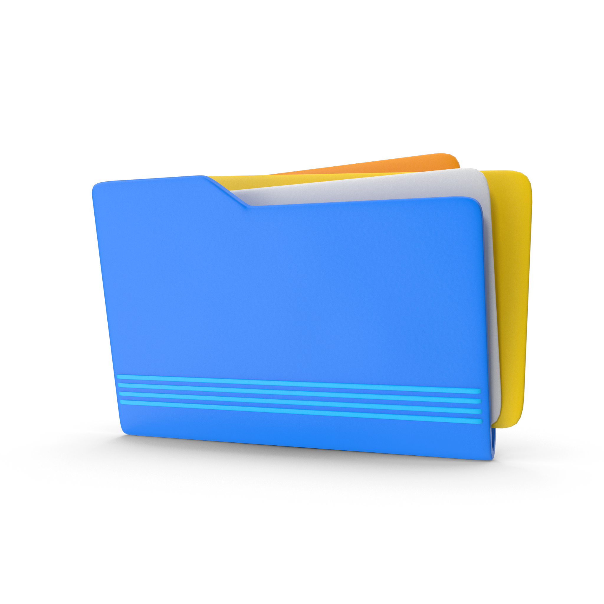 Blue File Folder Symbol.I02.2k